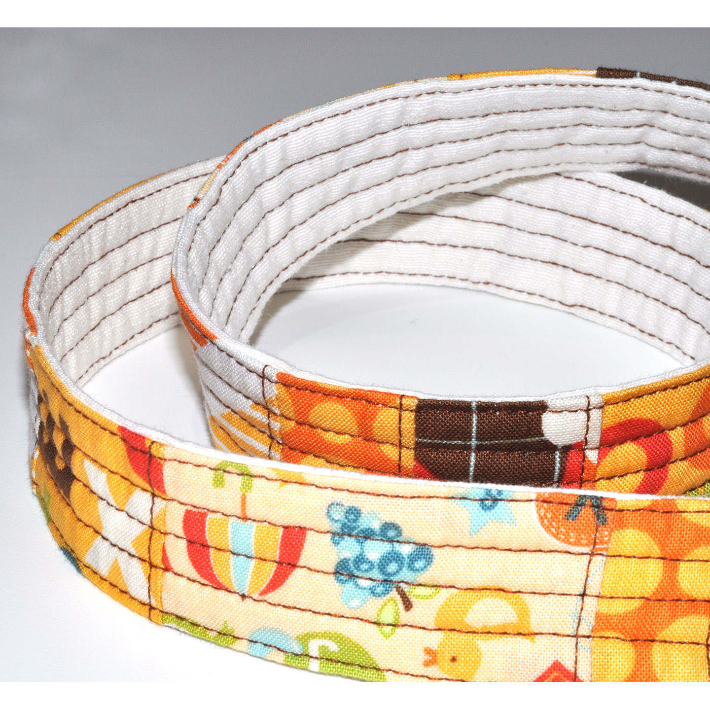 Cinturó patchwork taronja