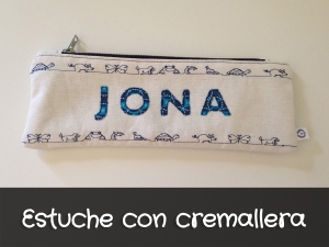 Menú estuche cremallera