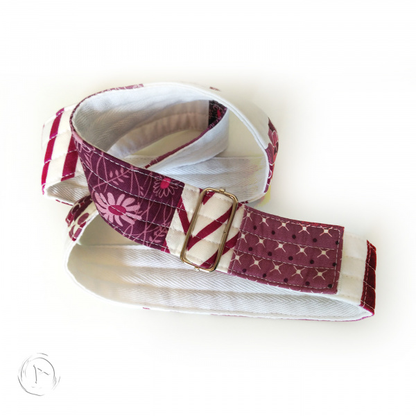 Cinturó Tela patchwork - Lila Blanc