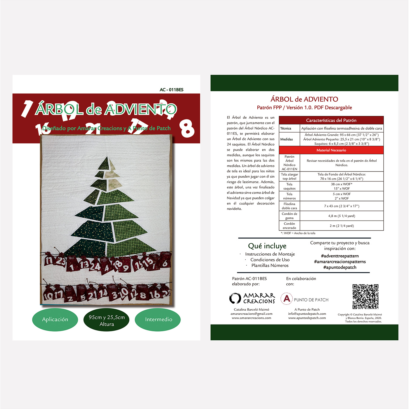 COvers Patron Arbol Adviento AC-011BES - Castellano - A4