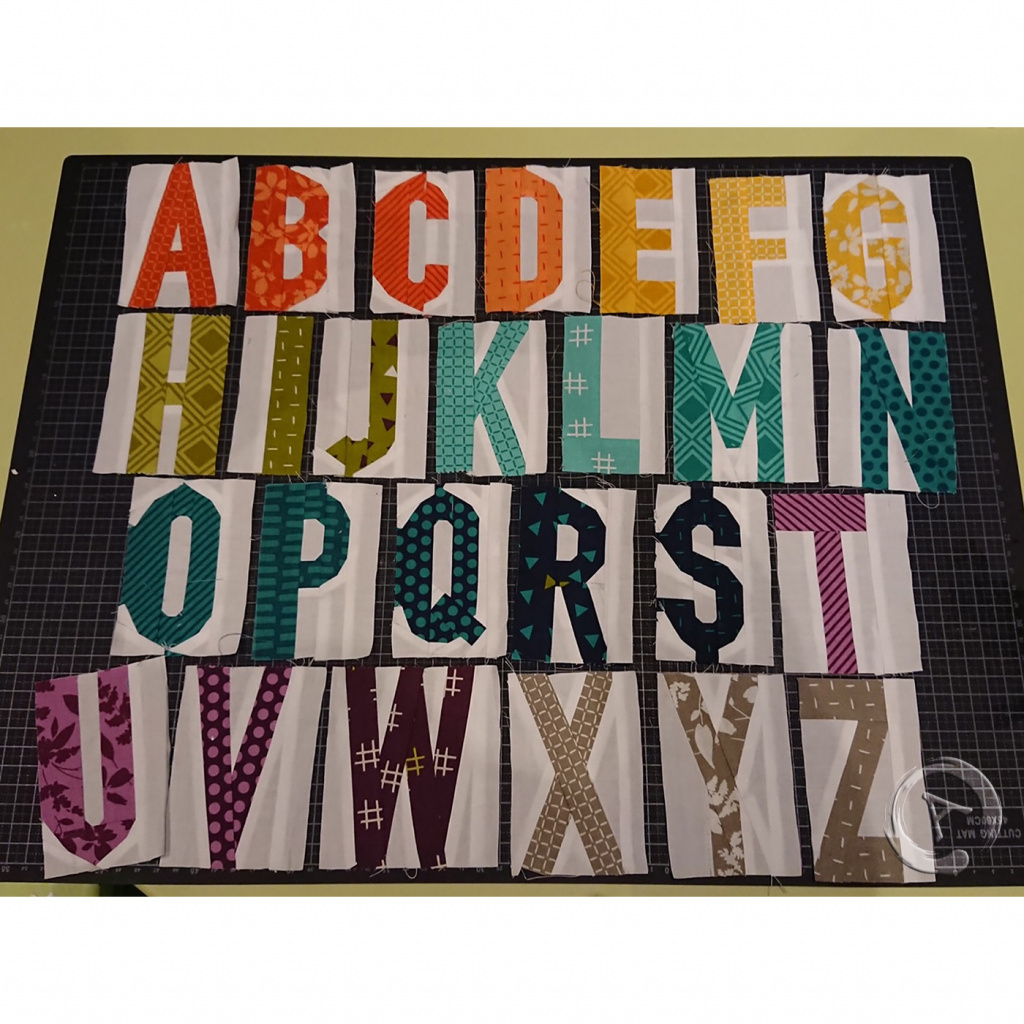 Classic Alphabet Paper piecing