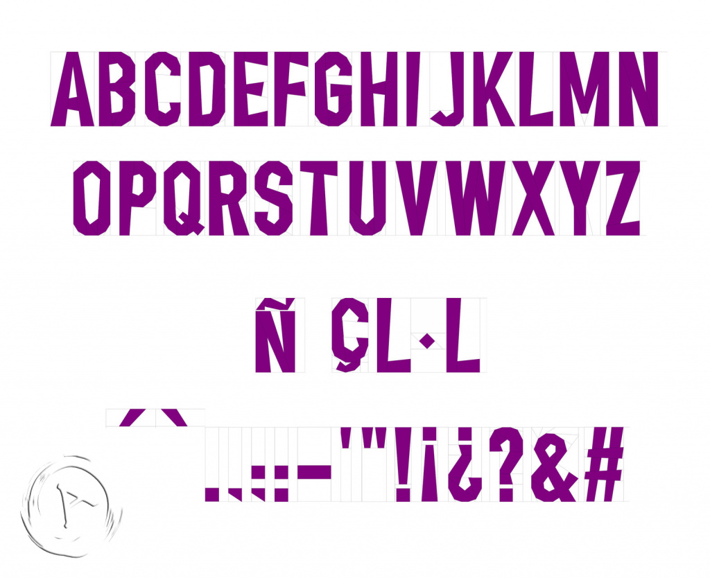 Modern Alphabet Paper piecing
