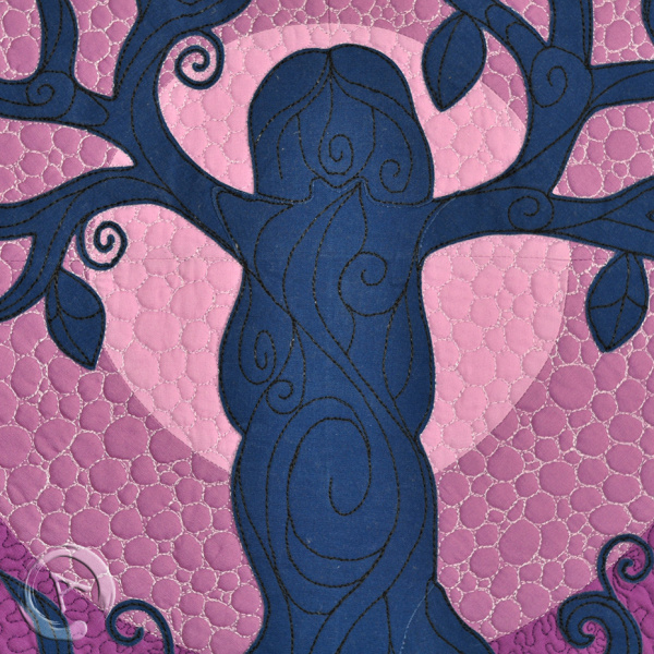 Quilt Art Tree of Life Lilac- Body