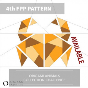 Release Foundation Paper Piecing Pattern - Origami Anima - Crab