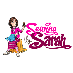 Sewing by Sarah logo. Link to https://sewingbysarah.com?aff=16